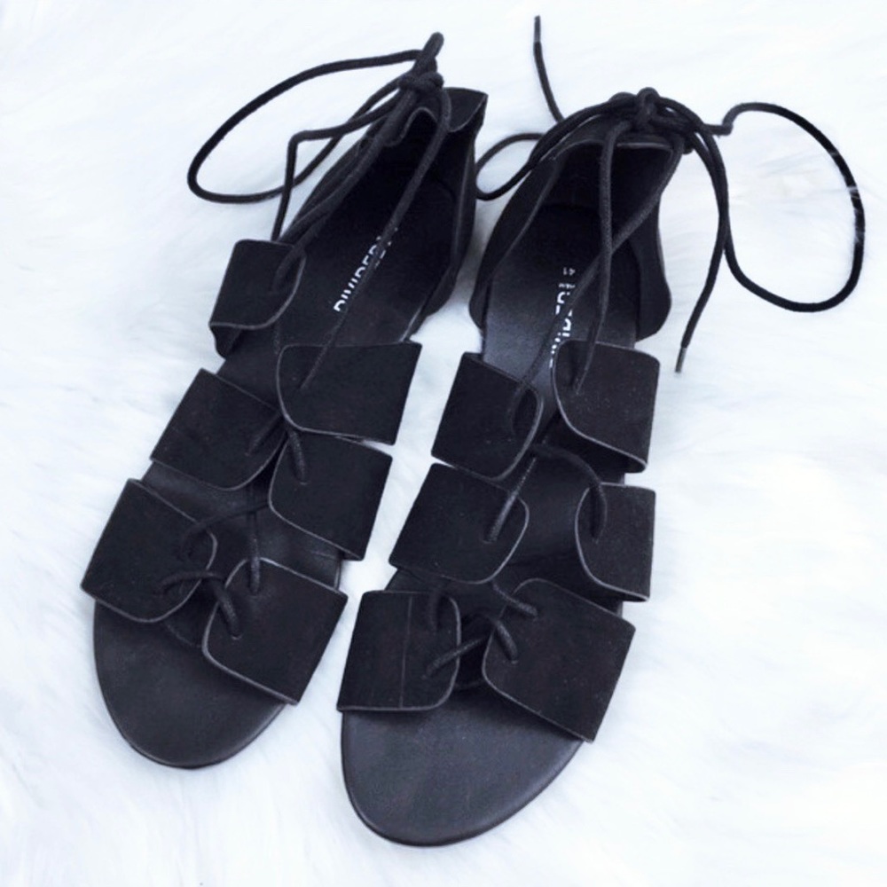 H&M Divided Laced Up Gladiator Sandals